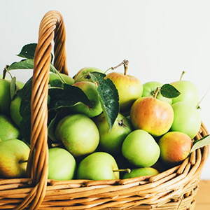 Apples in a basket