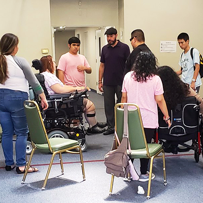 Group of people in a room